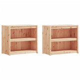 Outdoor Kitchen Cabinets 4 pcs Solid Wood Pine