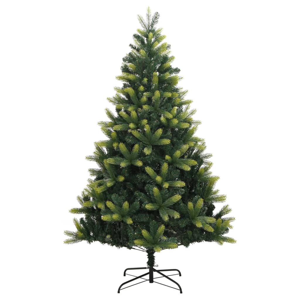 Artificial Hinged Christmas Tree with Stand 210 cm