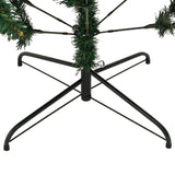 Artificial Hinged Christmas Tree with Stand 210 cm