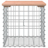 Garden Bench Gabion Design 43x44x42 cm Solid Wood Douglas