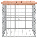 Garden Bench Gabion Design 43x44x42 cm Solid Wood Douglas