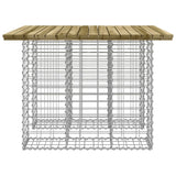 Garden Bench Gabion Design 100x102x72 cm Impregnated Wood Pine