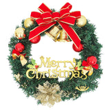 Christmas Wreath with 20 LEDs Green 45 cm