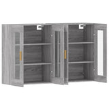 Wall Mounted Cabinets 2 pcs Grey Sonoma Engineered Wood