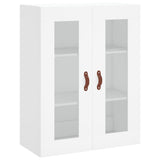 Wall Mounted Cabinets 2 pcs White Engineered Wood