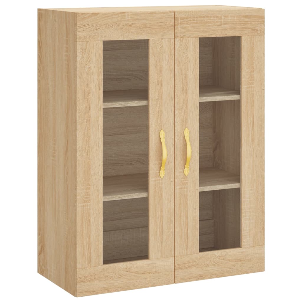 Wall Mounted Cabinets 2 pcs Sonoma Oak Engineered Wood