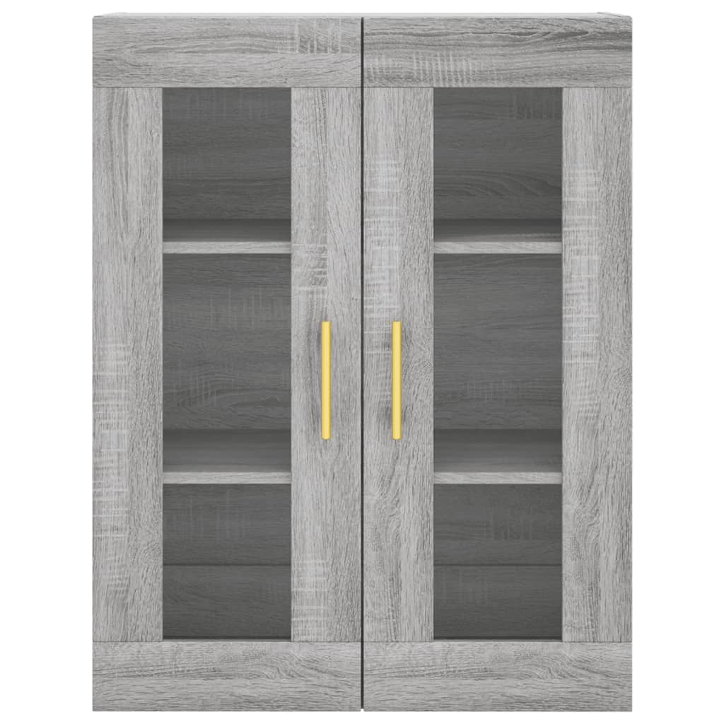 Wall Mounted Cabinets 2 pcs Grey Sonoma Engineered Wood