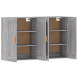 Wall Mounted Cabinets 2 pcs Grey Sonoma Engineered Wood