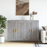 Wall Mounted Cabinets 2 pcs Grey Sonoma Engineered Wood