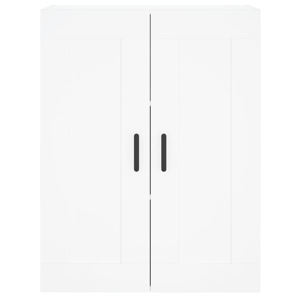 Wall Mounted Cabinets 2 pcs White Engineered Wood