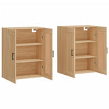 Wall Mounted Cabinets 2 pcs Sonoma Oak Engineered Wood