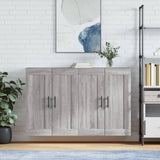 Wall Mounted Cabinets 2 pcs Grey Sonoma Engineered Wood