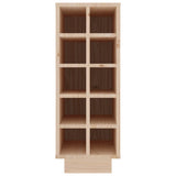 Wine Cabinet 23x34x61 cm Solid Wood Pine