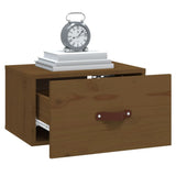 Wall-mounted Bedside Cabinet Honey Brown 40x29.5x22 cm