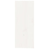 Wine Cabinet White 62x25x62 cm Solid Wood Pine