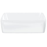 Wash Basin White 48x37x13 cm Ceramic Rectangle