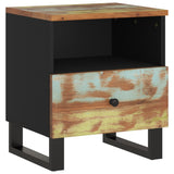 Bedside Cabinet Solid Wood Reclaimed&Engineered Wood