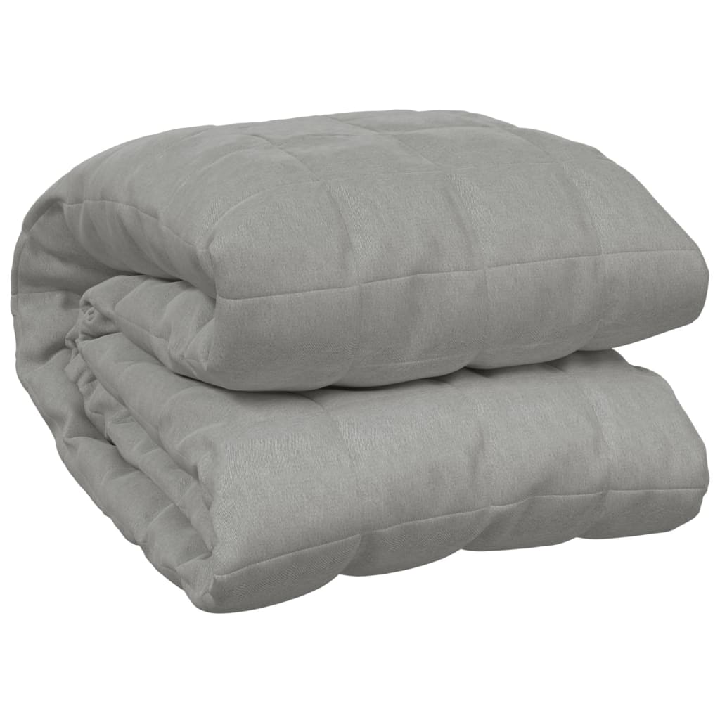 Weighted Blanket Grey 138x200 cm Single 10 kg Fabric