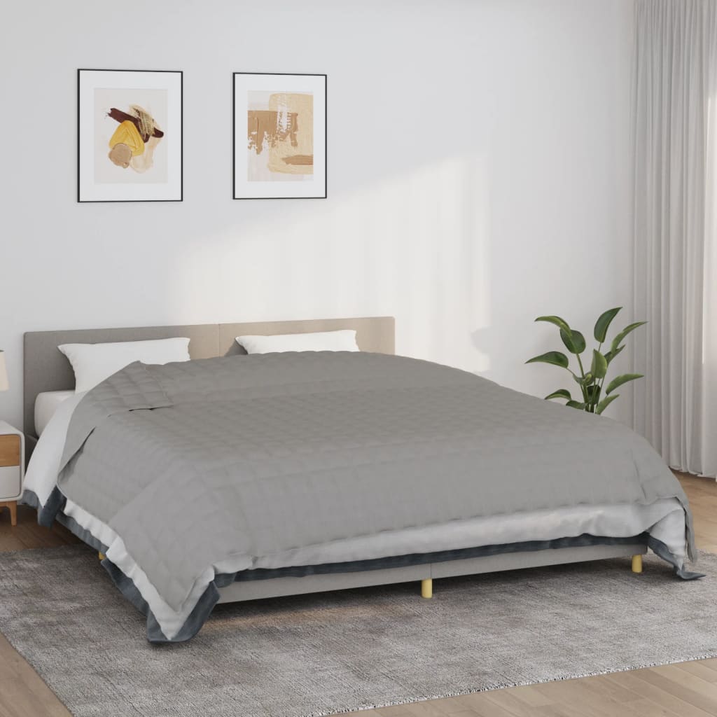 Weighted Blanket Grey 220x260 cm 11 kg Fabric