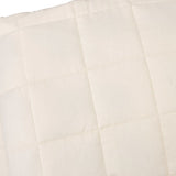 Weighted Blanket Light Cream 155x220 cm 7 kg Fabric