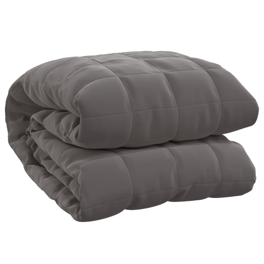 Weighted Blanket Grey 138x200 cm Single 6 kg Fabric