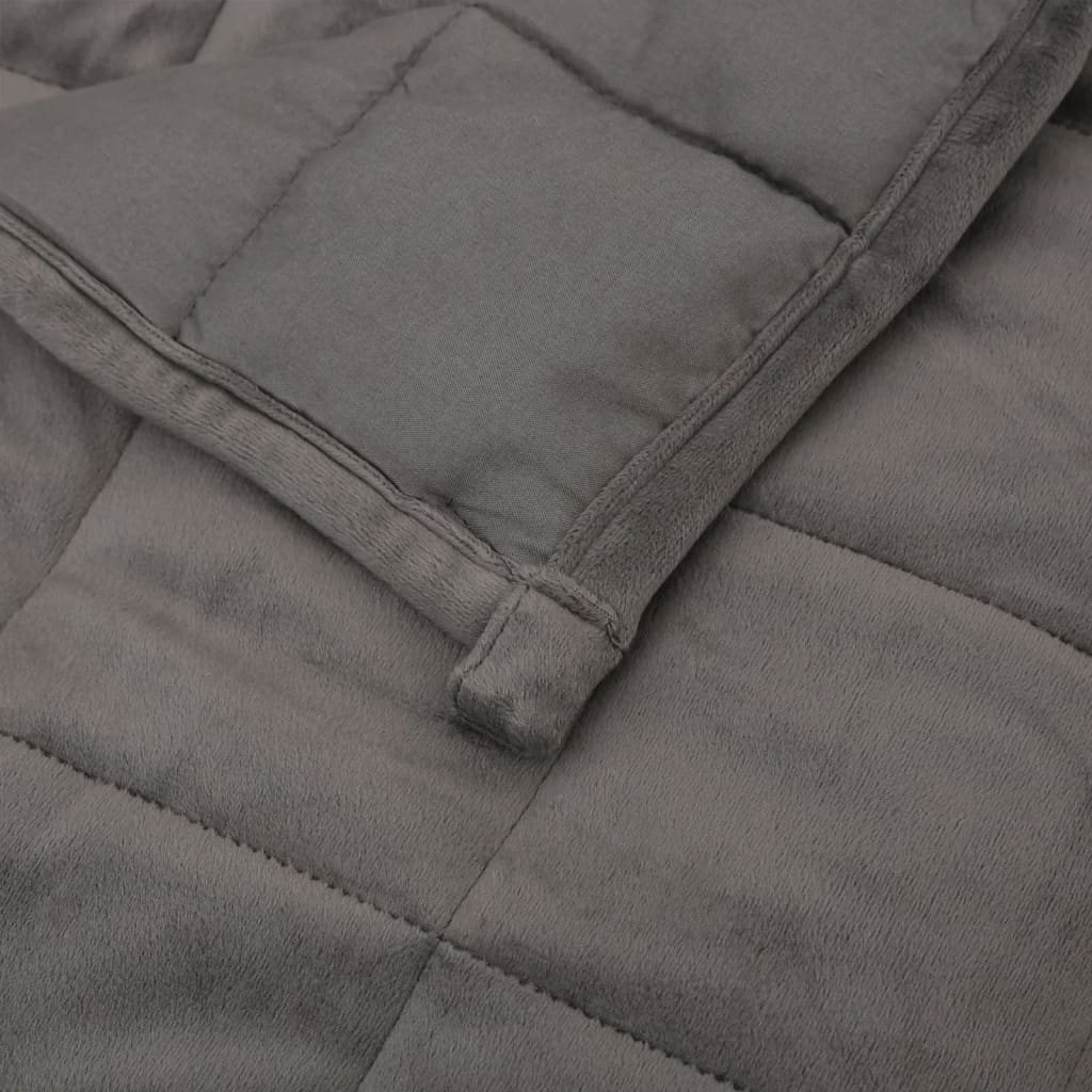 Weighted Blanket Grey 200x200 cm 13 kg Fabric