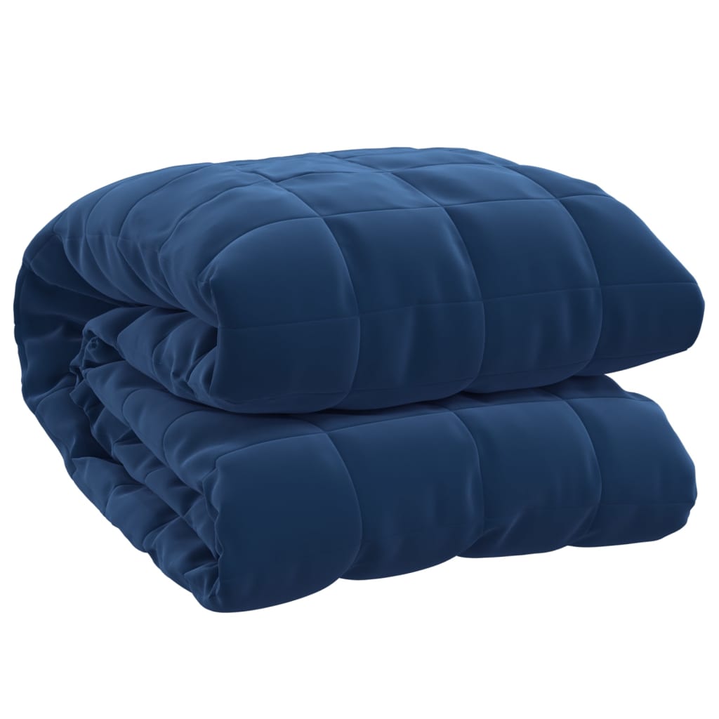 Weighted Blanket Blue 138x200 cm Single 6 kg Fabric