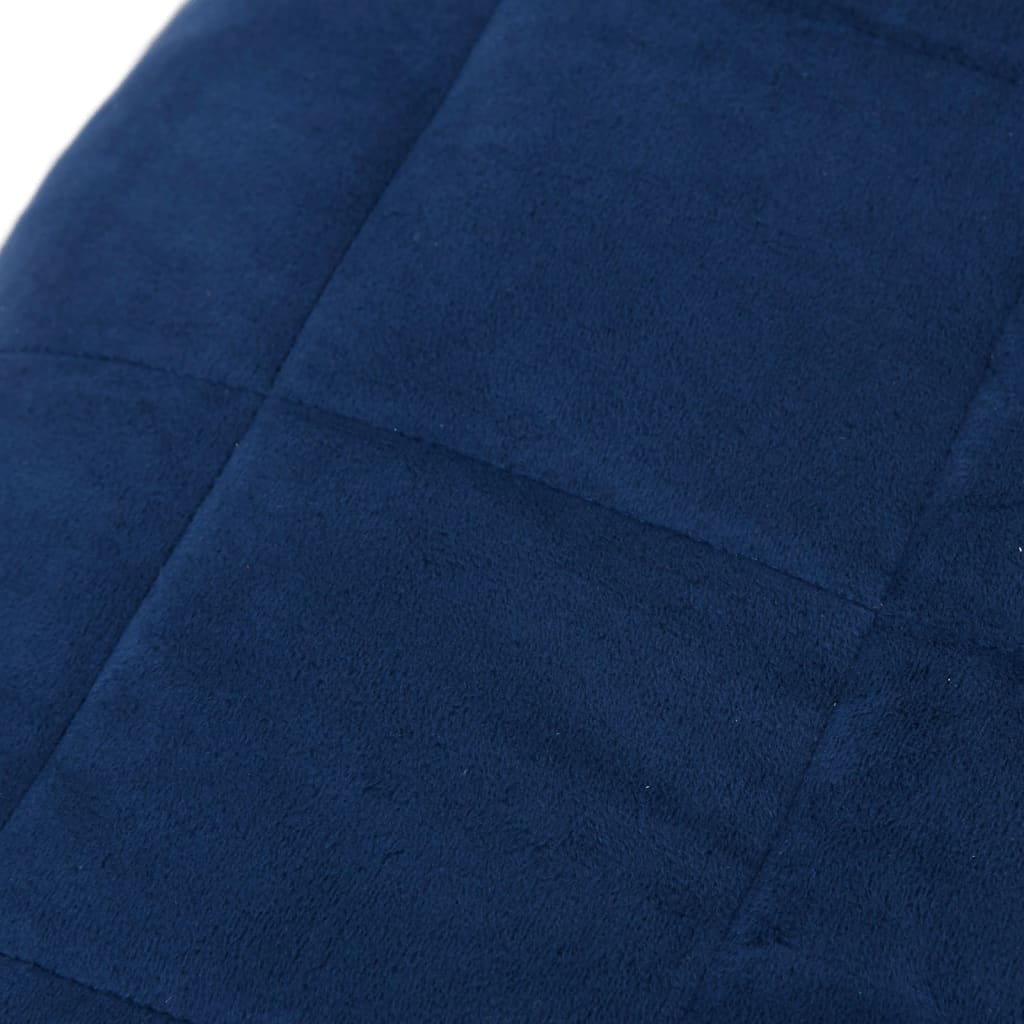 Weighted Blanket Blue 200x200 cm 13 kg Fabric