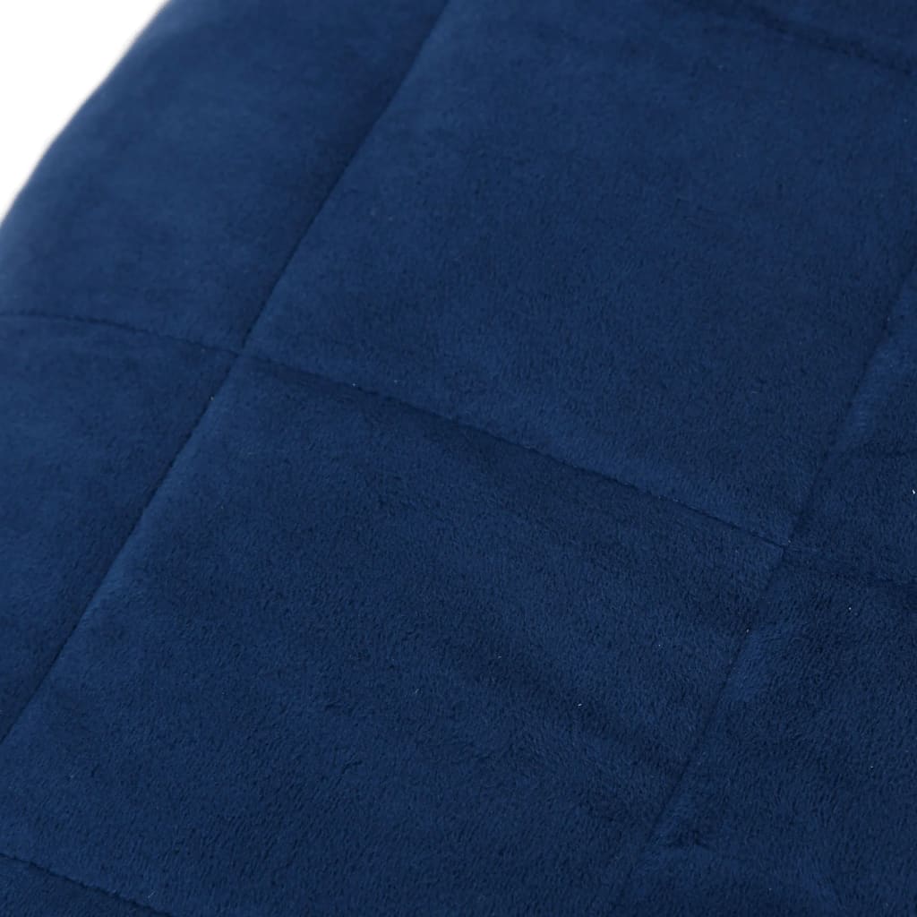 Weighted Blanket Blue 200x225 cm 9 kg Fabric