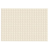 Weighted Blanket Light Cream 138x200 cm Single 10 kg Fabric