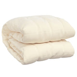 Weighted Blanket Light Cream 200x200 cm 13 kg Fabric