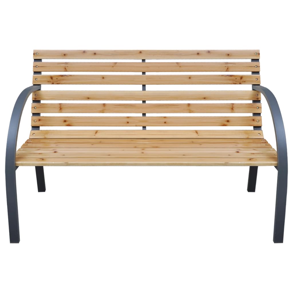 Garden Bench 112 cm Solid Wood Fir