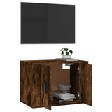 Wall Mounted TV Cabinet Smoked Oak 57x34.5x40 cm