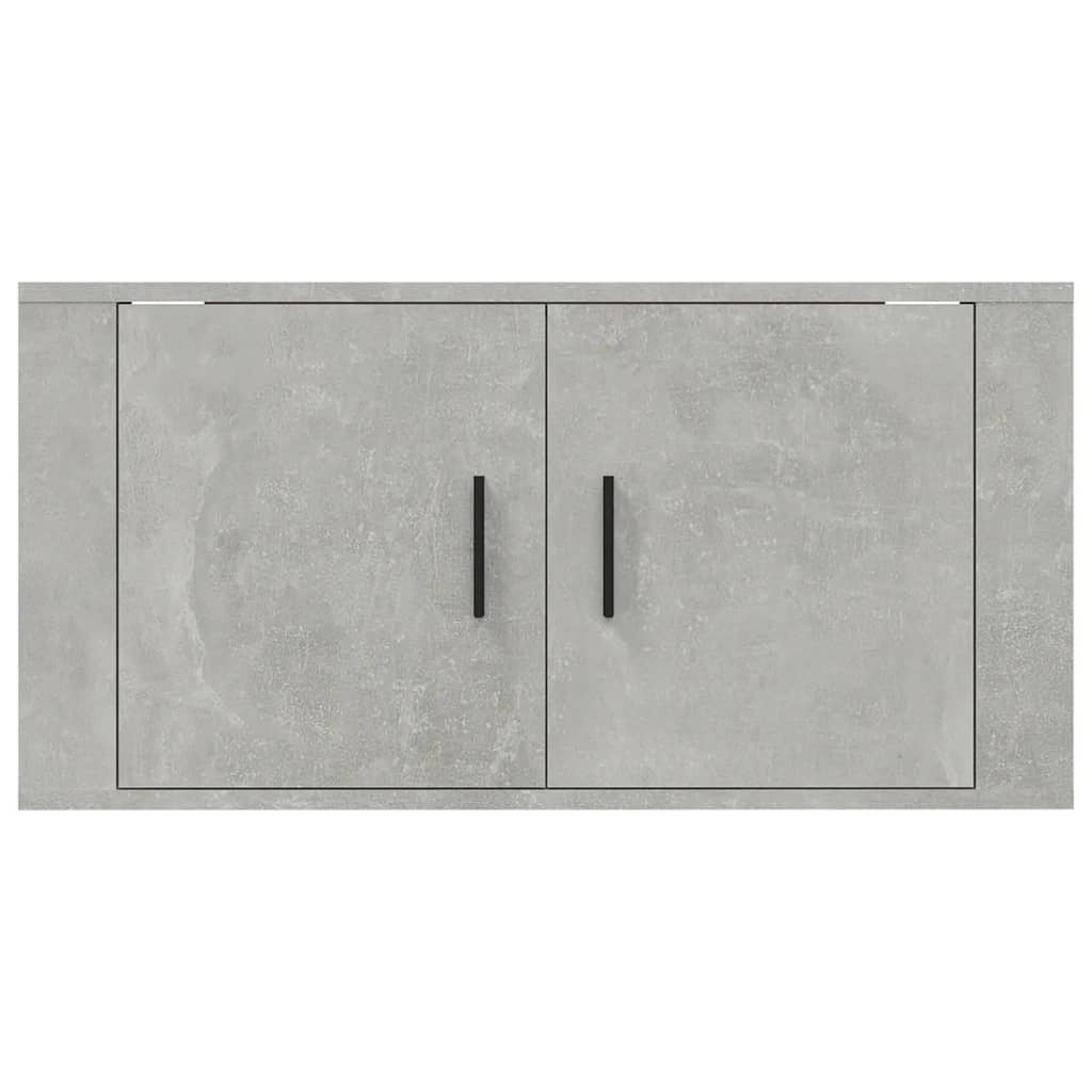 Wall Mounted TV Cabinet Concrete Grey 80x34.5x40 cm