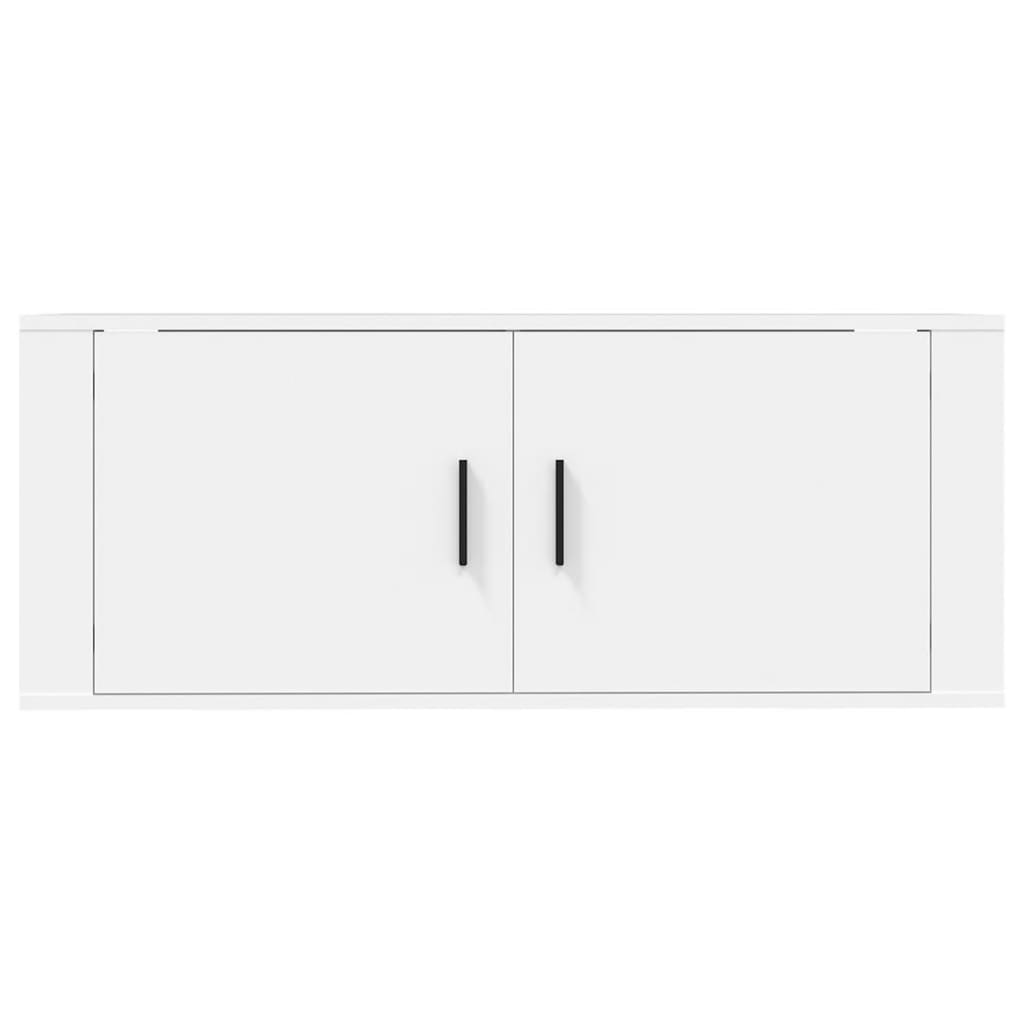 Wall Mounted TV Cabinet White 100x34.5x40 cm