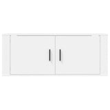 Wall Mounted TV Cabinet White 100x34.5x40 cm