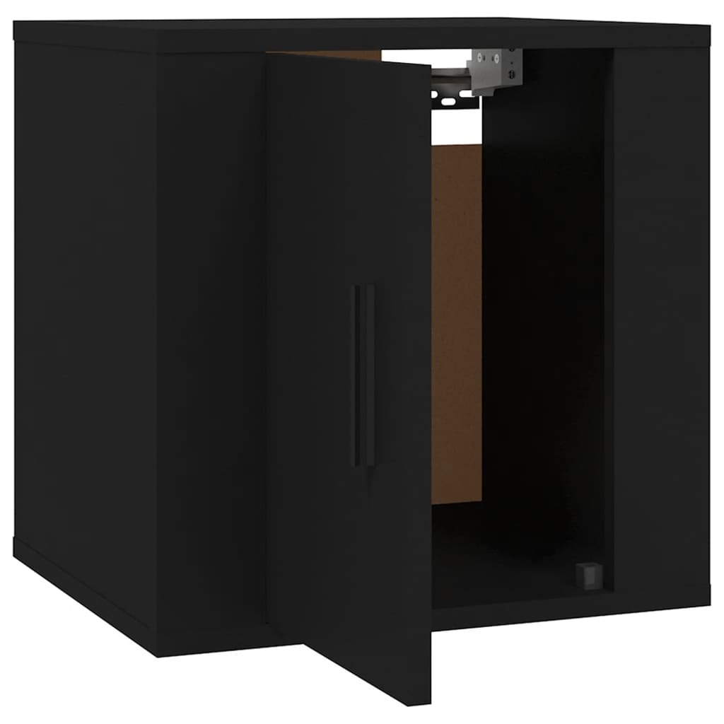 Wall Mounted TV Cabinet Black 40x34,5x40 cm