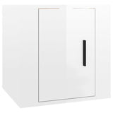 Wall Mounted TV Cabinets 2 pcs High Gloss White 40x34.5x40 cm