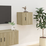 Wall Mounted TV Cabinet Sonoma Oak 40x34,5x40 cm