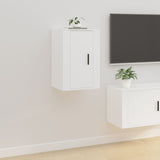 Wall Mounted TV Cabinet White 40x34.5x60 cm