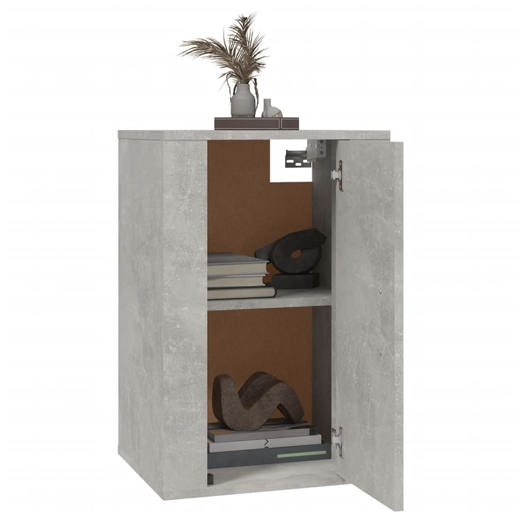 Wall Mounted TV Cabinet Concrete Grey 40x34.5x60 cm