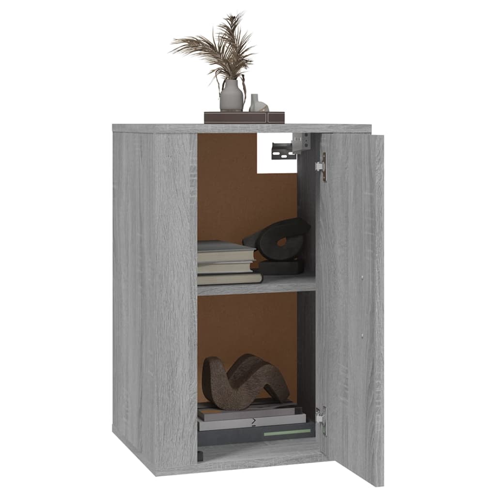 Wall Mounted TV Cabinet Grey Sonoma 40x34.5x60 cm