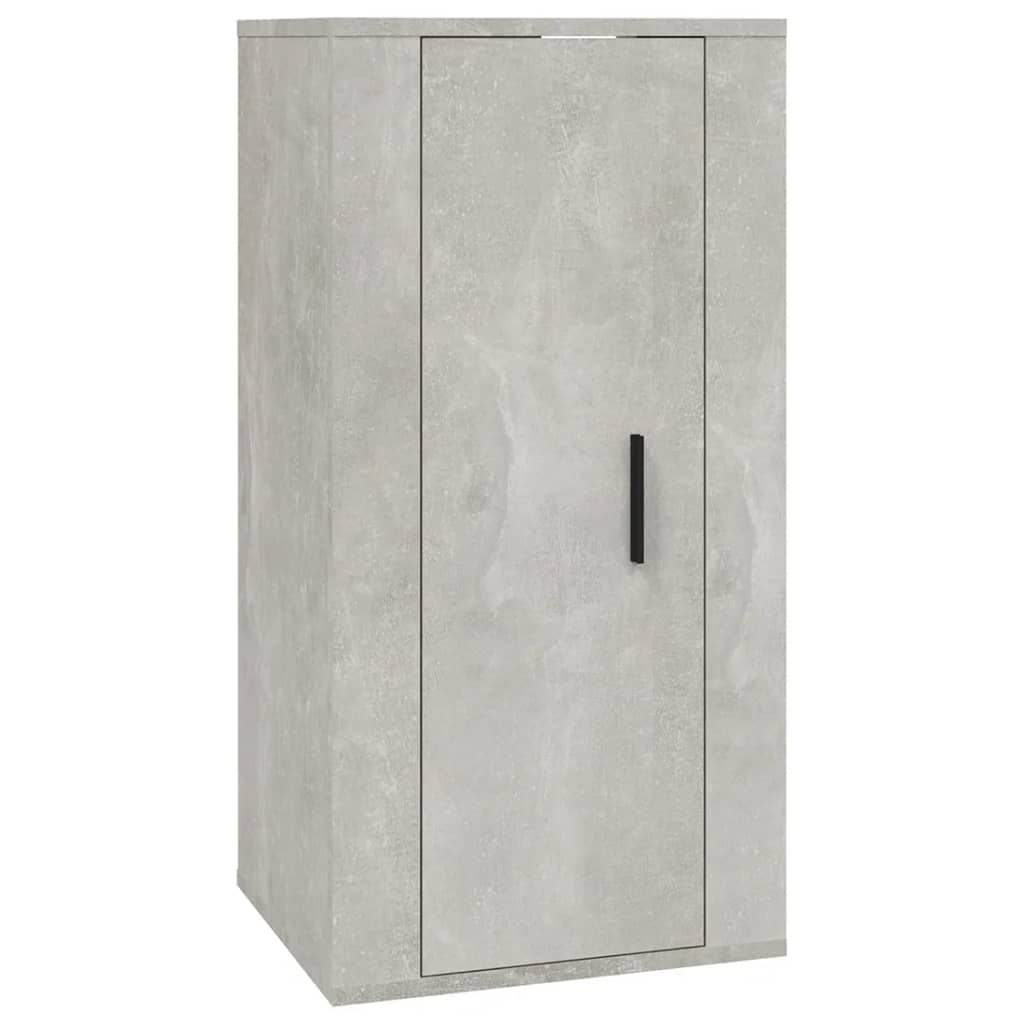 Wall Mounted TV Cabinet Concrete Grey 40x34,5x80 cm