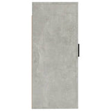 Wall Mounted TV Cabinet Concrete Grey 40x34,5x80 cm