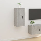 Wall Mounted TV Cabinet Concrete Grey 40x34,5x80 cm