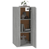 Wall Mounted TV Cabinet Grey Sonoma 40x34,5x80 cm