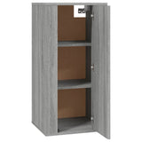 Wall Mounted TV Cabinet Grey Sonoma 40x34,5x80 cm