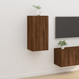 Wall Mounted TV Cabinet Brown Oak 40x34,5x80 cm