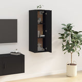 Wall Mounted TV Cabinet Black 40x34,5x100 cm