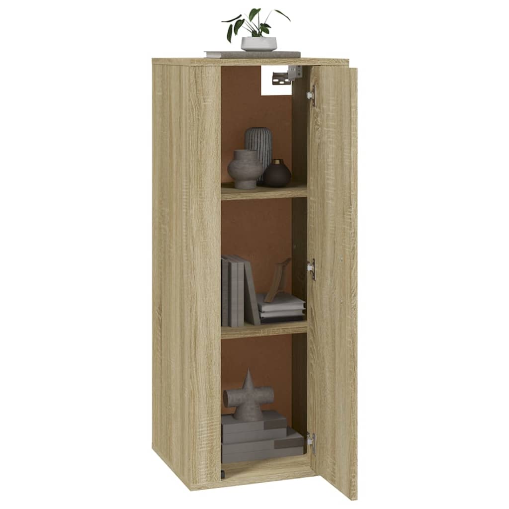 Wall Mounted TV Cabinet Sonoma Oak 40x34,5x100 cm